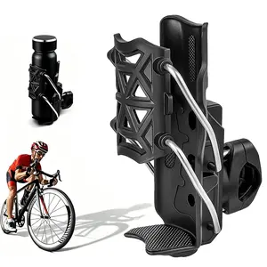 HOMEYA Bike Water Bottle Holder,  1/2 Pack Adaptive Cycling Bottle Holder, Water Bottle Holder for Bike, Motorcycle Drink Holder, Bottle Cage for Bike,Bike Bottle Holder