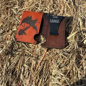 Custom engraved wallet money clip