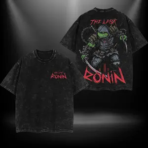 Michelangelo Mikey The Last Ronin Ninja Turtles Menswear Gift for movie fans Top Apparel Classic Oversized Seamless Simple Straight Man designer shirts Men's Regular Fit Floral Print Tee