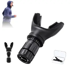 Breathing Trainer, Portable Breath Trainer with Adjustable Resistance, Improve Endurance and  for All,   Trainer, Easy to Clean  equipment adjustable resistance  enhanced Respiratory  Exercise Device   Ladd variable