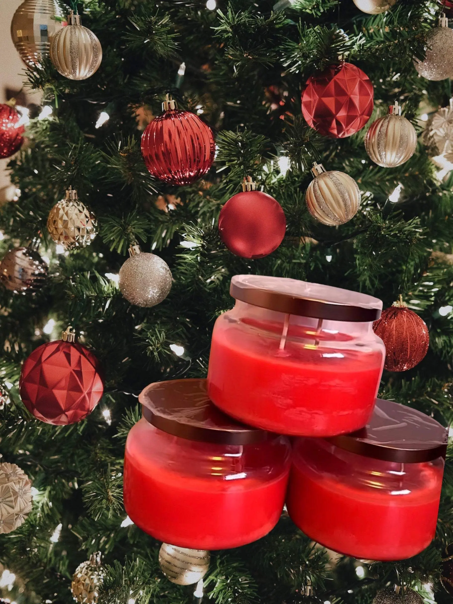 Christmas Hearth Apothecary Jar