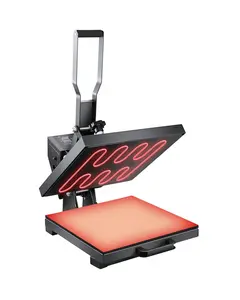 Heat Press Machine 15 By 15 Inch For Sublimation Printing, Transfer For DIY T-Shirts, Mugs, Hats, And Other Crafts, Adjustable Temperature And Time, Sturdy Aluminum Frame, Easy Operation, Ideal Home Studio Or Small Workshop Tool