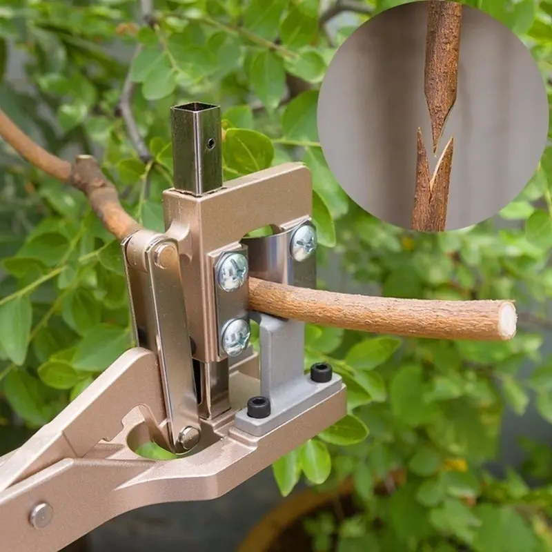 Professional Pruning Shears for Garden Trees and Vines - Stainless Steel Blade, Non-Slip Aluminum Alloy Handle, Easy Grafting & Cutting Tool for Fruit Trees and Vines