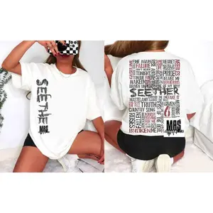 Seether song title tshirt concert shirt music shirt