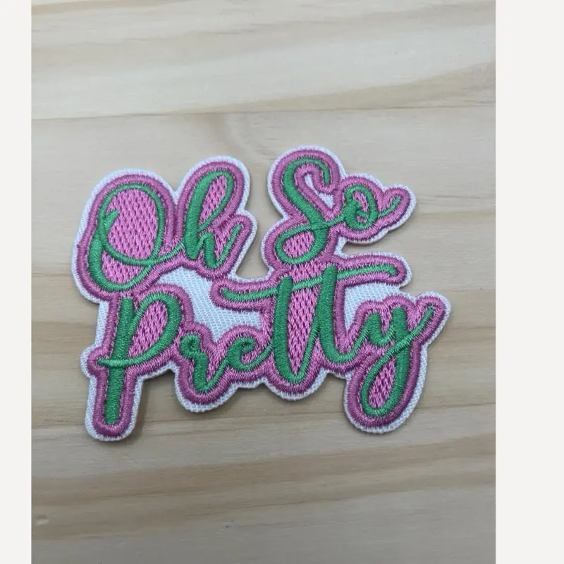 Embroidered Iron-On Patch, Versatile Decorative Accessory for Clothing, Bags, Hats