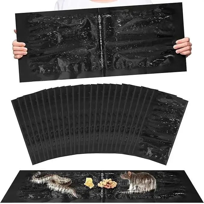 Enhanced  Sticky Mouse   boards  Traps Indoor for Home | Bulk glue  for mice & insects, pesticide-free sticky traps for spiders, crickets & roaches, home & garage pest control Stickers  Adhesive natural rodent repellent