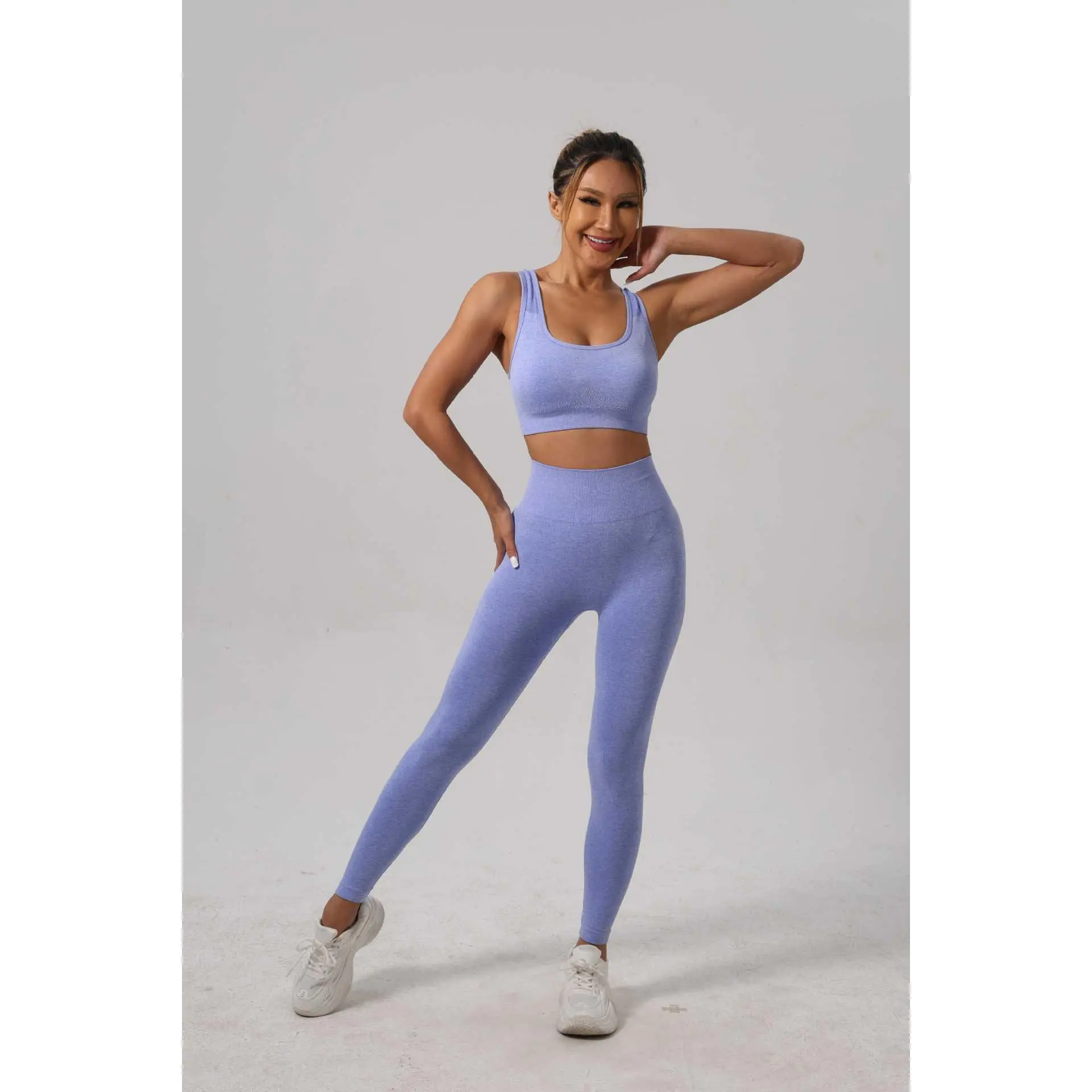 Blue long [bra + long pants]