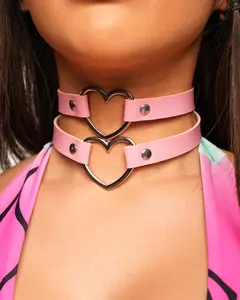 XOXO 2-pc Heart Choker Set