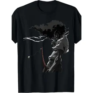 100% Made in USA, 180g The Coolest Afro Samurai T-Shirt