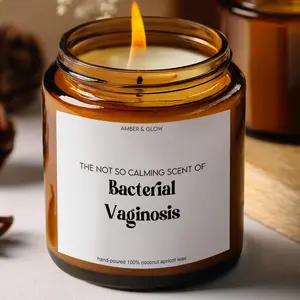 Funny Nurse Gift Bacterial Vaginosis BV Candle Gift for Doctor Nurse Preceptor Funny Health Care Gift OBGYN Gynecologist Gift Gag Gifts