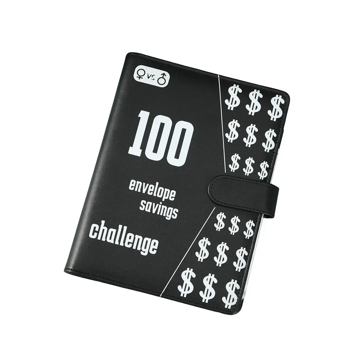 100 Envelope Challenge Binder Easy and Fun Way to Save $5,050 Savings Challenges Budget Book Binder with 25pcs Cash Envelopes Valentine's Day gift