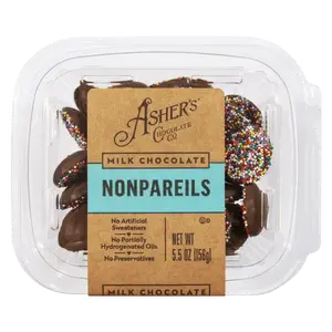 Asher Milk Nonpareils 5.5oz 15ct Freshpacks