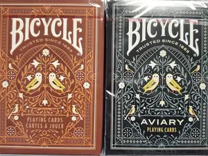 Bicycle Lot 2 Aviary Playing Cards Red and Blue