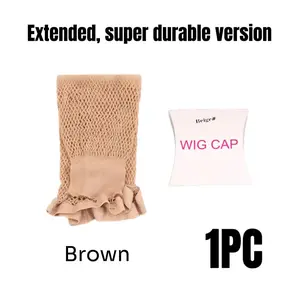 TikTok Creators & Cosplayers! This Wig Net Keeps Your Look On Point Wig Cap Synthetic Hair Extension Hairnet Hair Accessories