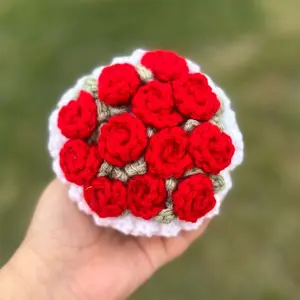 Hand Crocheted Flower Bouquet