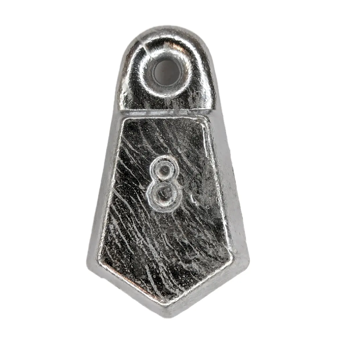 Heavy Flat Bank Sinker Set. 6oz or 8oz (5-Pack)