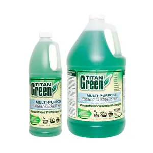 Titan Green Multipurpose Cleaner - Super Concentrated, Biodegradable, No VOCs, Water Based, Versatile for All Washable Surfaces