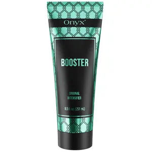Onyx Booster Tanning Accelerator Lotion for a Flawless, Even Tan | Bronzer-Free | Indoor & Outdoor Use