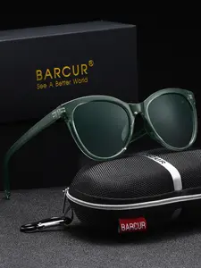 BARCUR Men's Basic Polarized Sunglasses, High-Quality PC Frame, Uv400 Protection, Reduces Glare, Enhances Outdoor Clarity, Daily Use, Street Photography, Hiking