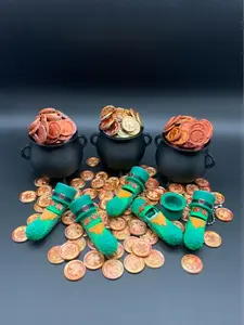 Irish Pickle 3D Printed Articulating Funny Fidget Keychain Gift Gag Gift for St. Patrick's Day Pot Of Gold Tickle Pickles Pickle lovers