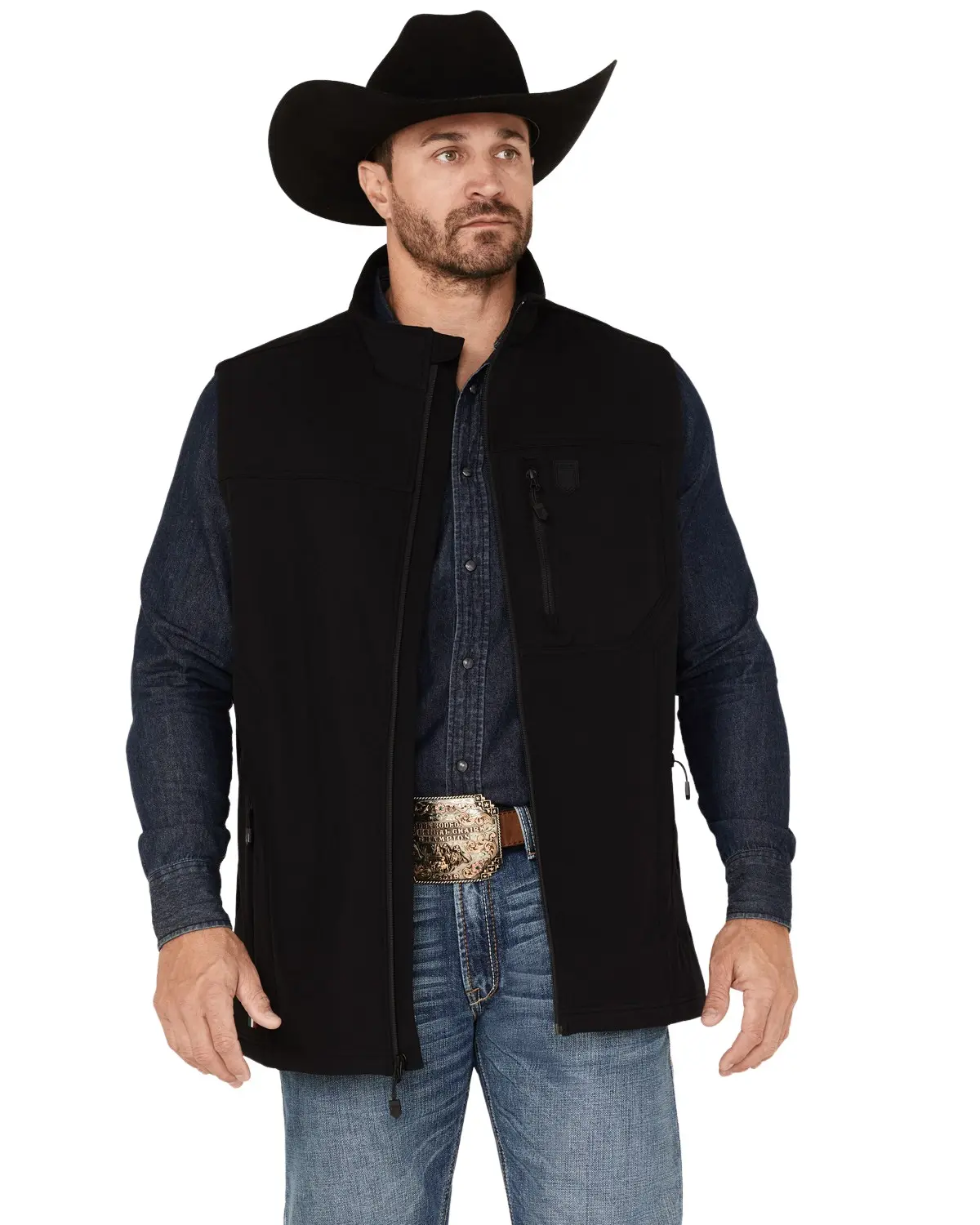 Rank 45 Men's 45&Reg; Men'S Mexico Chute Gate Softshell Vest - Rmfa22v24-Blk