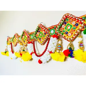 Chokhat Handcrafted Toran - Traditional Indian Doorway Decor