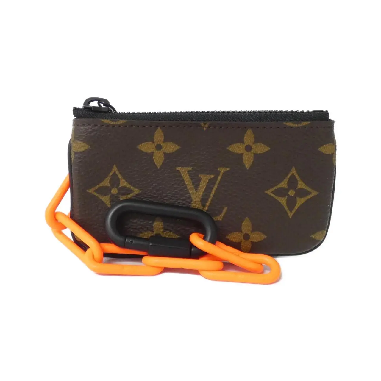 Pre-owned Louis Vuitton Canvas Small Leather Goods Monogram Pochette Cle coin key case