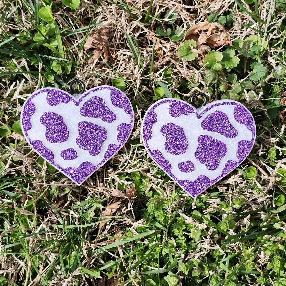 Cow Print Vent Car Freshies. Clip The Freshie To Your Vent And Enjoy The Wonderful Scent!