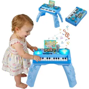VEVOR Baby DJ Playset for Toddlers 1-3, Educational Musical Table Toys with 133 Sound Sources, Recording and LED DJ Turntable, Baby Activity Table for Birthday, Gift for Kids Aged 6+ MonthsVEVOR Super Brand Day
