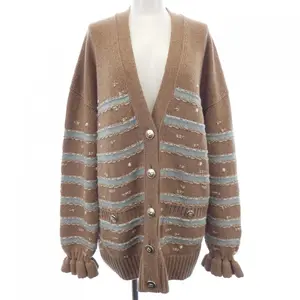 Pre-owned CHANEL Cashmere Small Leather Goods LOOK32 Cardigan