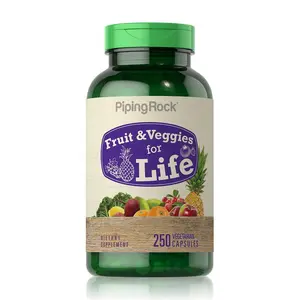 Piping Rock Fruits and Veggies Supplement | 250 Capsules | Superfood Fruit and Vegetables Vitamins for Adults | Vegetarian, Non-GMO, Gluten Free