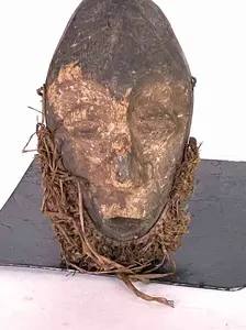 Small Ceremonial-style African Lega Tribal Mask from Congo (DRC)