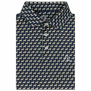 The Golden Retriever Men's Short Sleeve Performance Polo