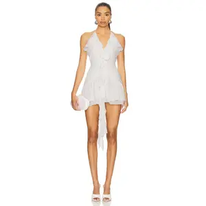 Runaway The Label Zelie Mini Dress in White