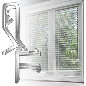 10 PCS 1-7/8 Inches Plastic Valance Clips - Durable Replacement Clips for Window Blinds, Fits Wooden Valances