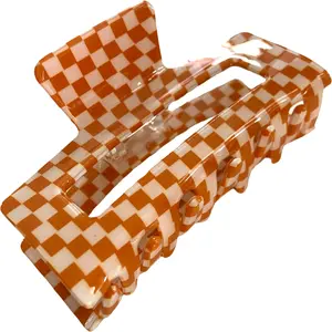 Acrylic Claw Clip Set 6-Pack Marble Effect