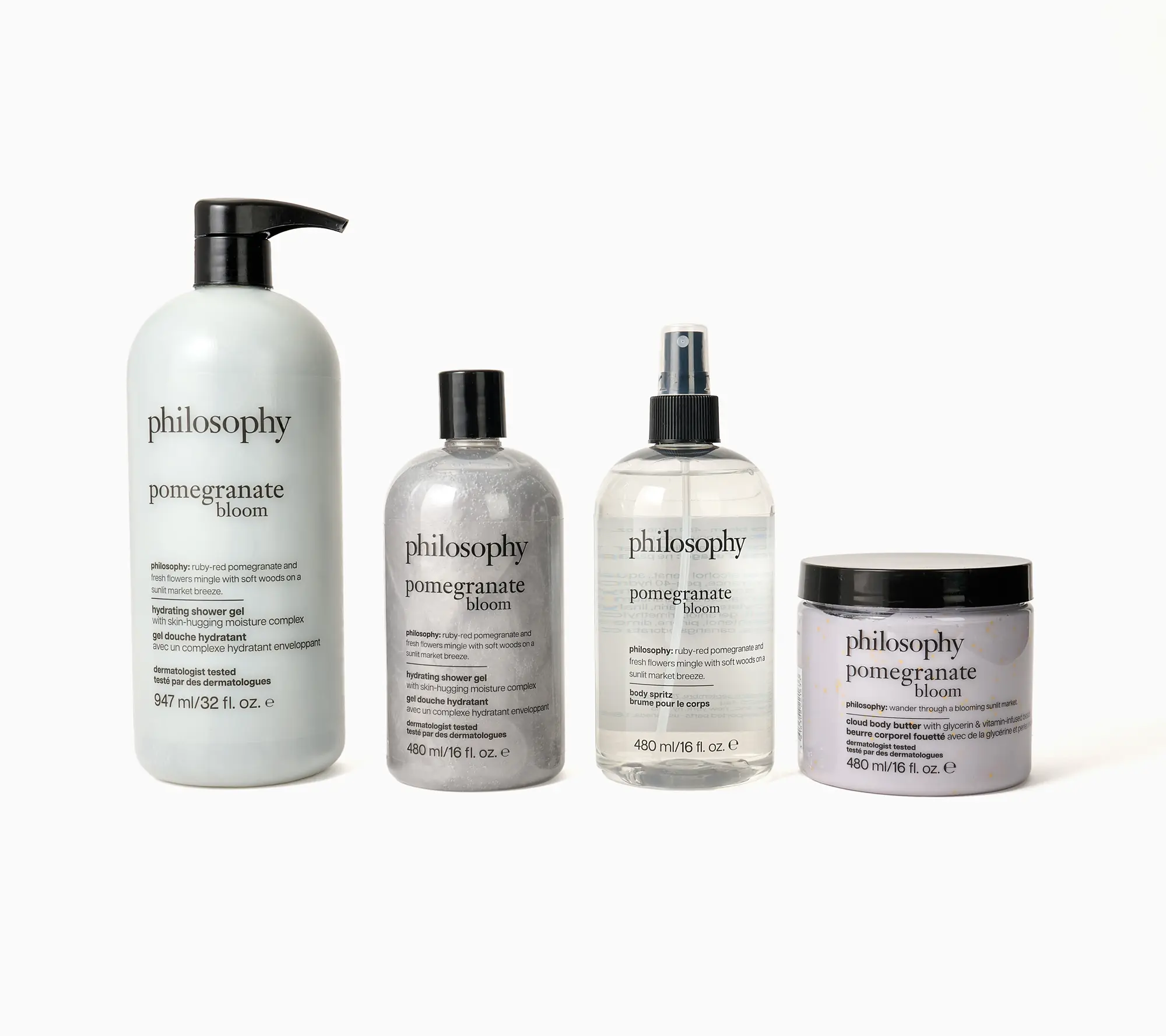 philosophy 4piece bubble up body care layering collection