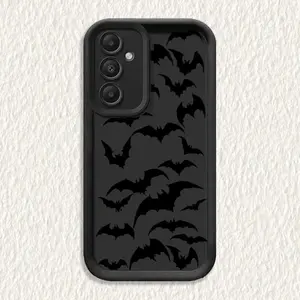 Phone Case - Sharp Bat Trendy Phone Case for Samsung for Galaxy A04 A05 A05S A06 A13 A14 A15 A16 A23 A24 A25 A26 A33 A34 A35 A36 A53 A54 A55 A56 A73 F06 F15 4G 5G Shockproof TPU Soft Cover Coque Simple Fundas Cellphone Smartphone