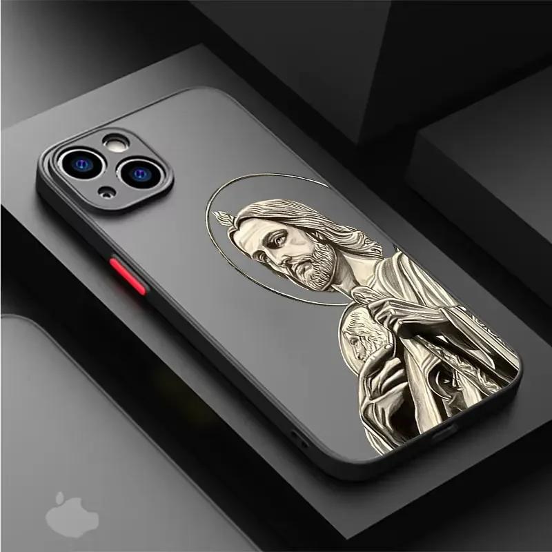 Verse of The Christian Bible Jesus Phone Case for IPhone 16 15 14 13 12 11 Pro Max Luxury Shockproof Protection Smartphone CoverSuitable for Samsung S25