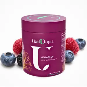 HealUtopia MegaPlus Super, High Potency Formula with Mulberry, Cistanche, Green Tea, Rosehip, and Blueberry Extracts | Supports Immune Function, Heart Health, Anti-inflammatory and Joint Wellness | Non-GMO | Made in the USA | 30 Serving Healthcare Edible
