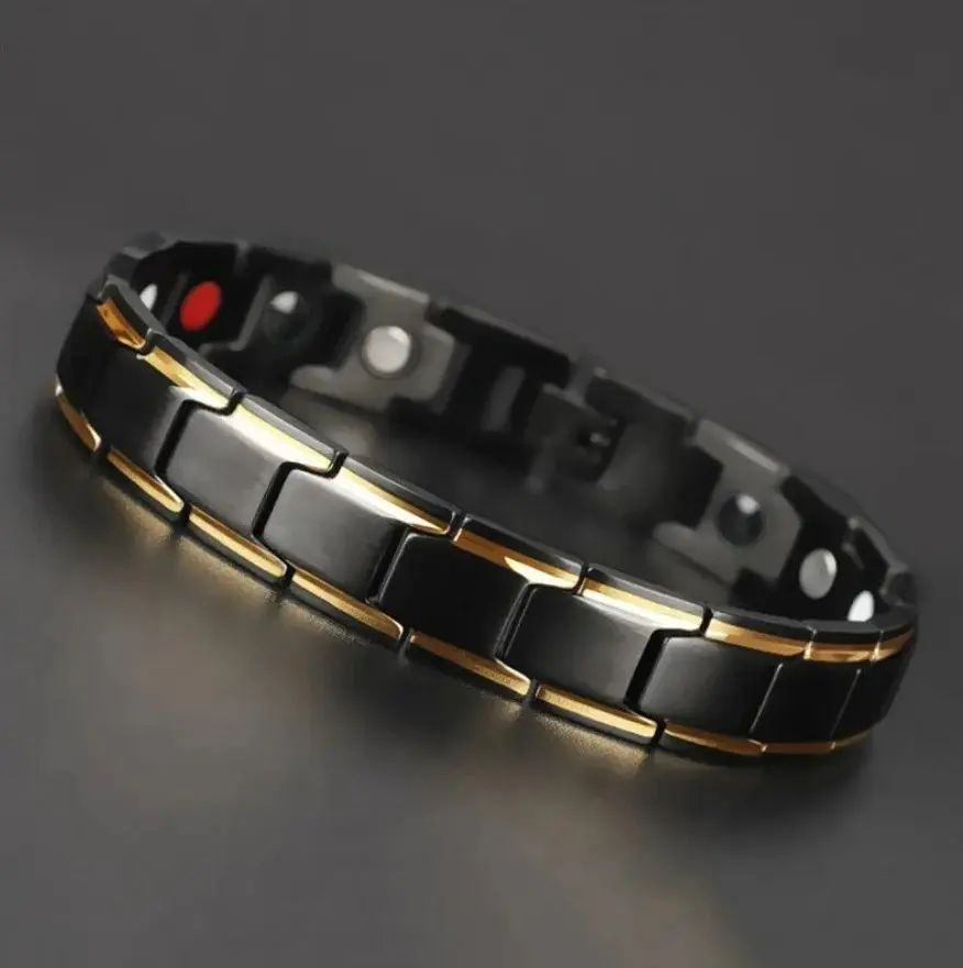 Copper Magnetic Bracelet, Unisex Magnetic Band for Arthritis Pain Relief, Fashion Jewelry that Matches All Clothes, Gift for Coworkers, Unisex Bracelet, Titanium Steel, Casual, Bangle, Energy Healing Therapy, Cuff Bangle Bracelet, Daily Use