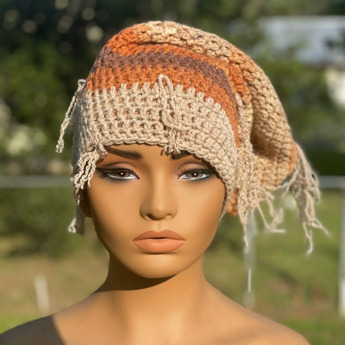 Fall Distressed beanie
