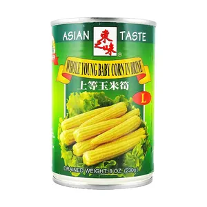 ASIAN TASTE Premium Baby Corn 425g - Ready to Eat for Hot Pot, Mala Tang, Braised Dishes & Quick Meals