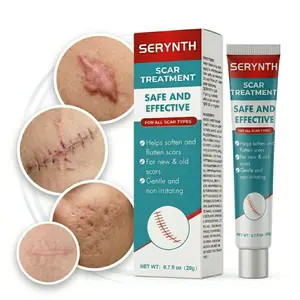 Scar Treatment Gel - Silicone Scar Cream for Surgical, C-Section, Burn, Acne & Keloid Scars for Men & Women - Clinically Tested to Flatten & Soften Old & New Scars - Gentle & Non-Irritating, 0.7 fl oz