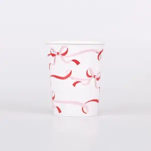 Ribbon Bow Cups (x 8)