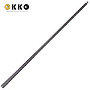 OKKO Carbon Fiber Shaft for Pool Cues, 12.5 mm cue tip,  5/16"-18 Joint, White Ferrule