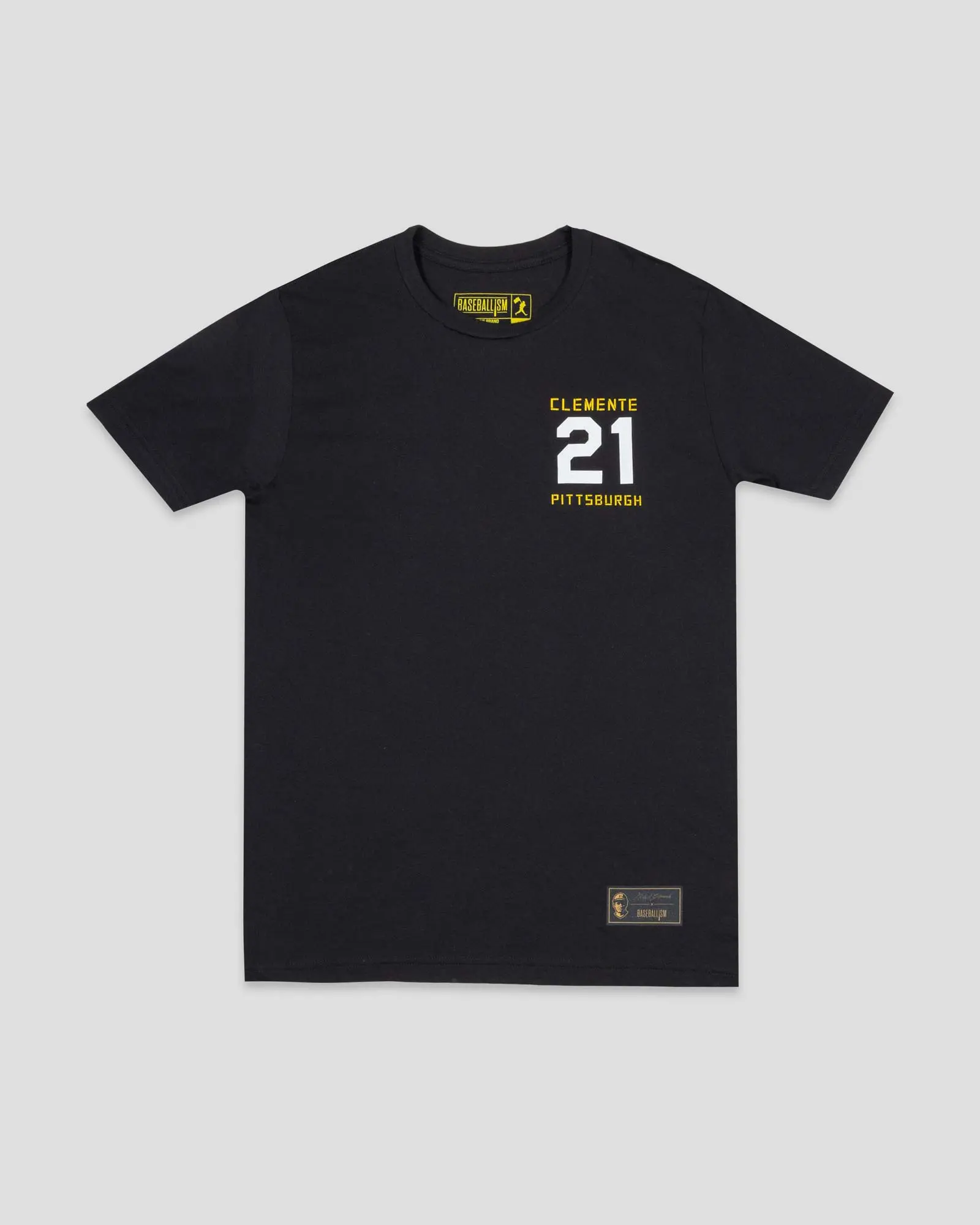 Men's Stained Glass T-Shirt, Roberto Clemente Menswear Top, Short-Sleeve Fabric Tshirt
