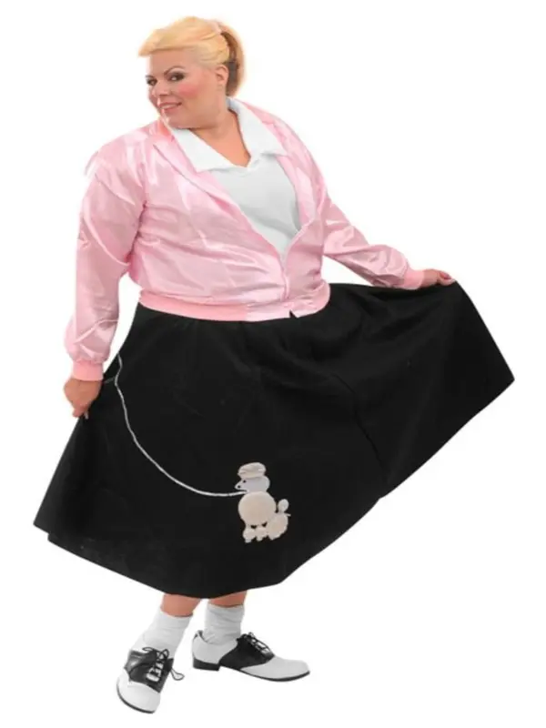 Plus Size 50s Pink Lady Costume Size: Women's Plus 14-20