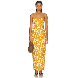 Amanda Uprichard Lawrence Maxi Dress in Botticelli Print