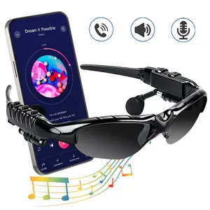 Smart Glasses, Wearable Smart Glasses, Bluetooth Audio Sunglasses with Polarized Lens & UV Protection, Integrated Mic & Open-Ear Speakers, Hands-Free Calling and Voice Control, for Running, Cycling and Outdoor Sports, for Men and Women